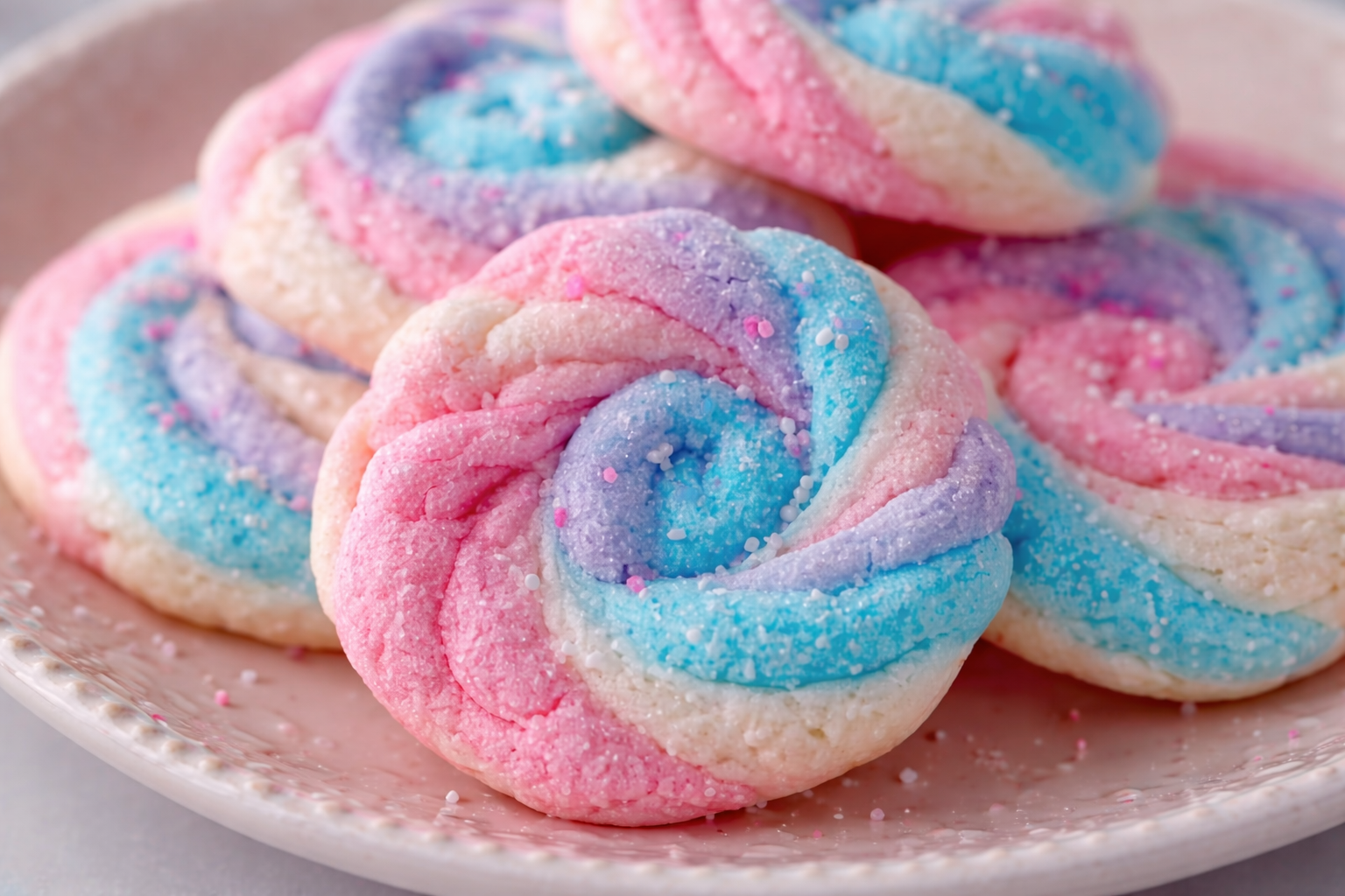 Cotton Candy Cookies