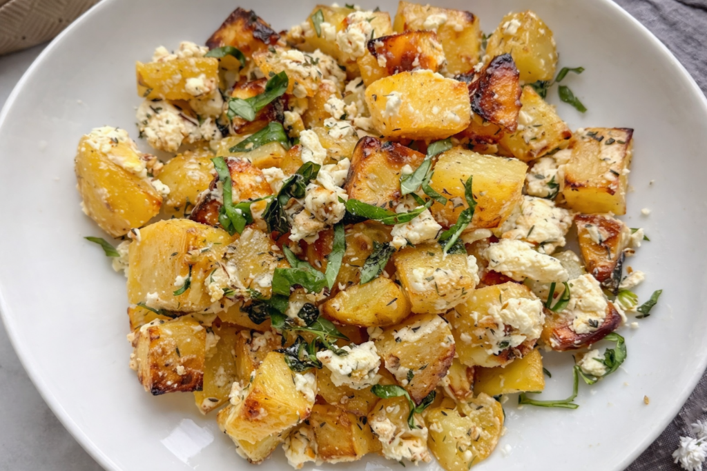 Baked Feta Roast Potatoes