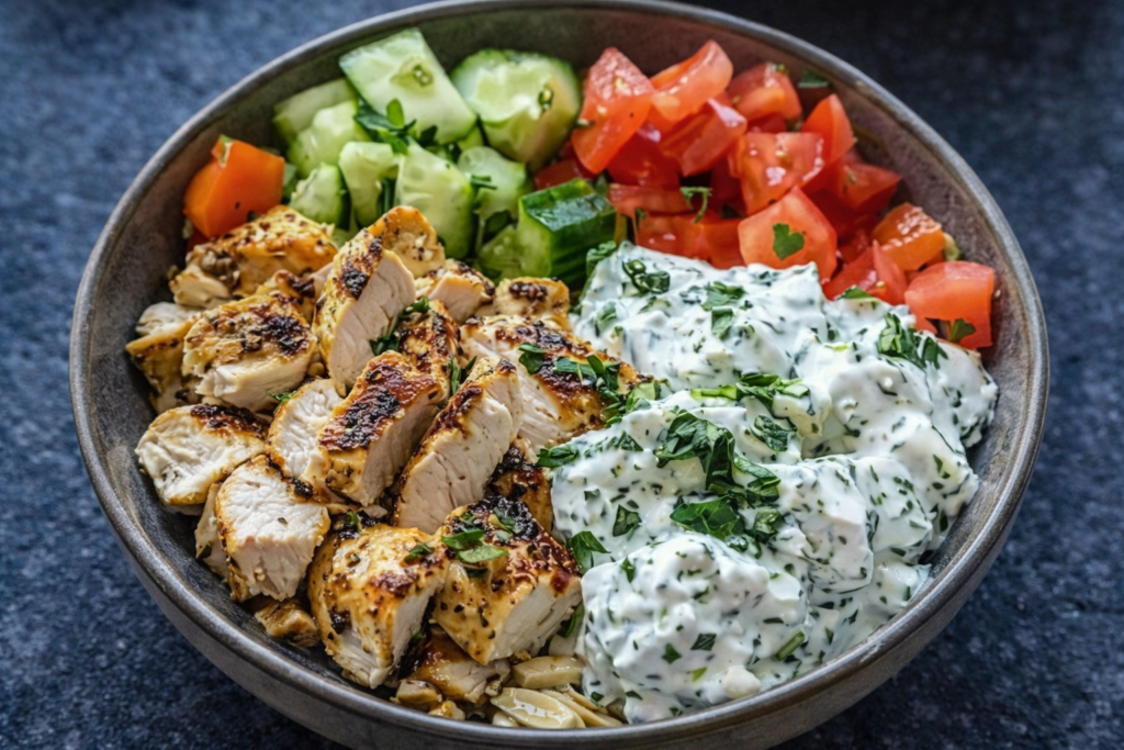 Chicken Tzatziki Bowls