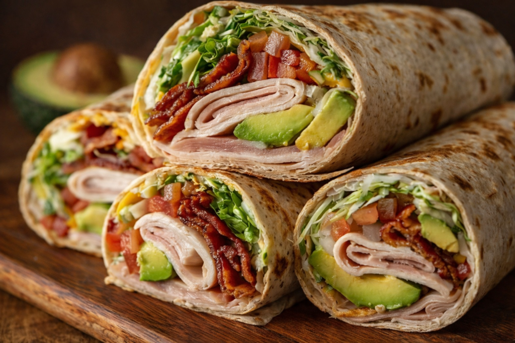 California Turkey Club Wraps