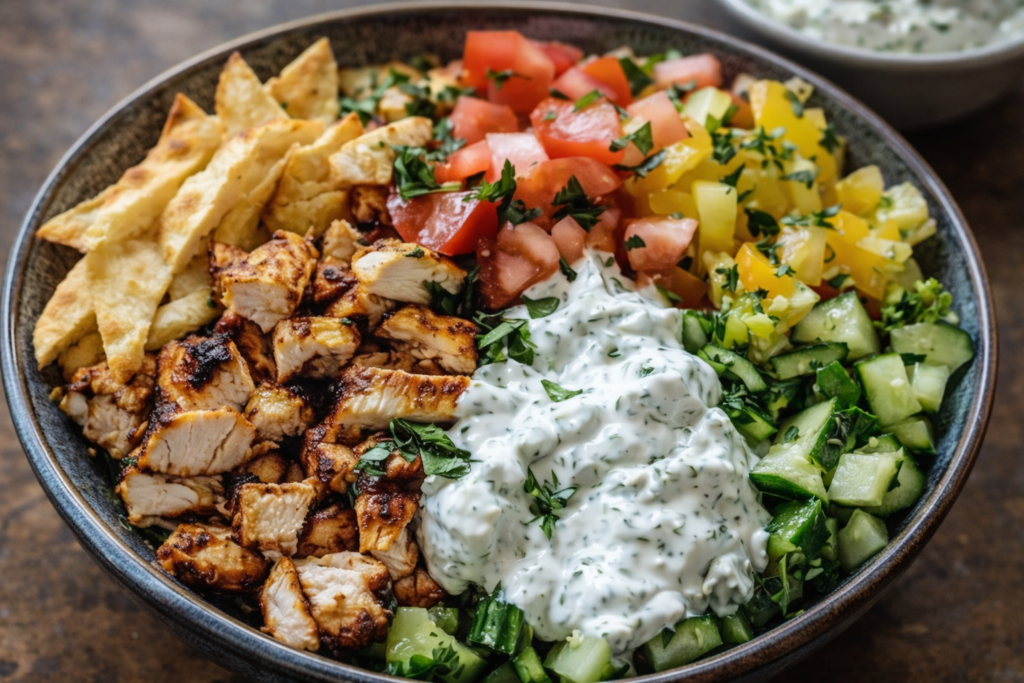 Chicken Tzatziki Bowls