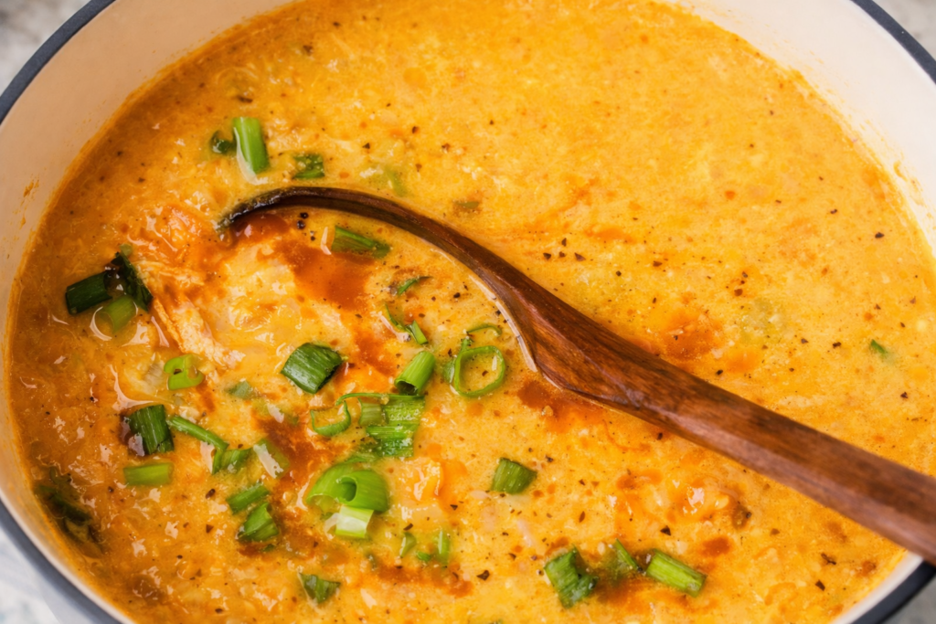 Low Carb Buffalo Chicken Soup